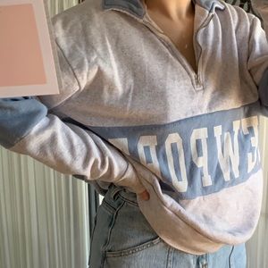 brandy melville newport quarter zip